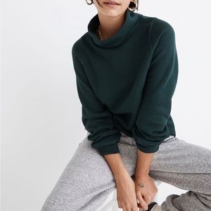 Madewell MWL Betterterry Relaxed Turtleneck Sweatshirt